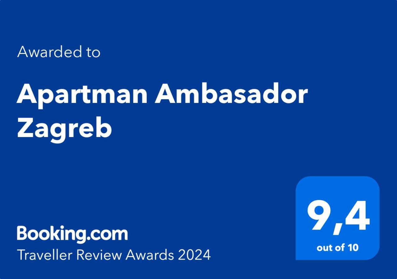 Apartman Ambasador 자그레브 외부 사진